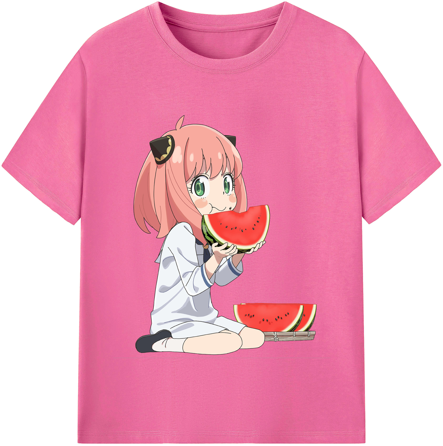 （画像用） SPY×FAMILY间谍家家酒 レディースカジュアルプリントTシャツ（綿100％）